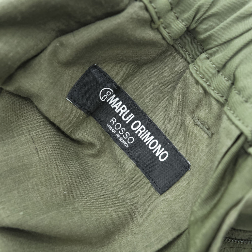 GRAMICCI アウトドア ジョガーパンツ M カーキ グリーン ストレッチ ベルト付 ROSSO URBAN RESEARCH別注 丸井織物 GMP-20S1416