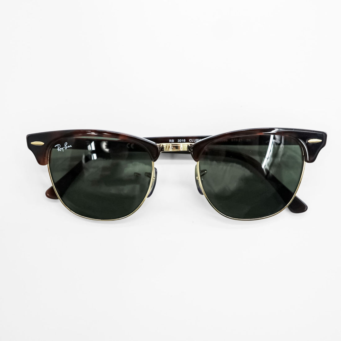 Ray-Ban クラブマスター CLUBMASTER サングラス ブラウン ベッコウ RB3016 W0366 51_21 3N