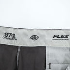 Dickies 874 ORIGINAL FIT FLEX ワークパンツ チノパンツ 38 x 32 グレー 11874VG