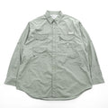 Columbia PFG 90年代 長袖 フィッシングシャツ XL カーキ グリーン メッシュ マルチポケット FM7120