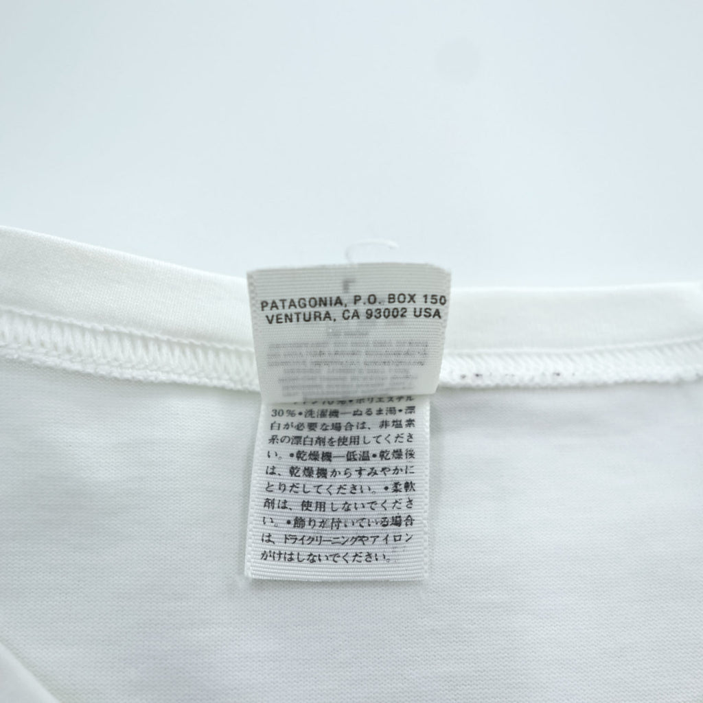 Patagonia 90年代 USA製 ヴィンテージ Tシャツ L ホワイト 24204