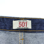 Levi's 501 リジッド デニムパンツ ジーンズ W36 L32 インディゴ 濃紺 ボタンフライ USAモデル 005010000
