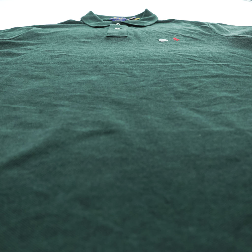 POLO RALPH LAUREN クラシックフィット ポロシャツ XL グリーン コットン100% ポニー刺繍