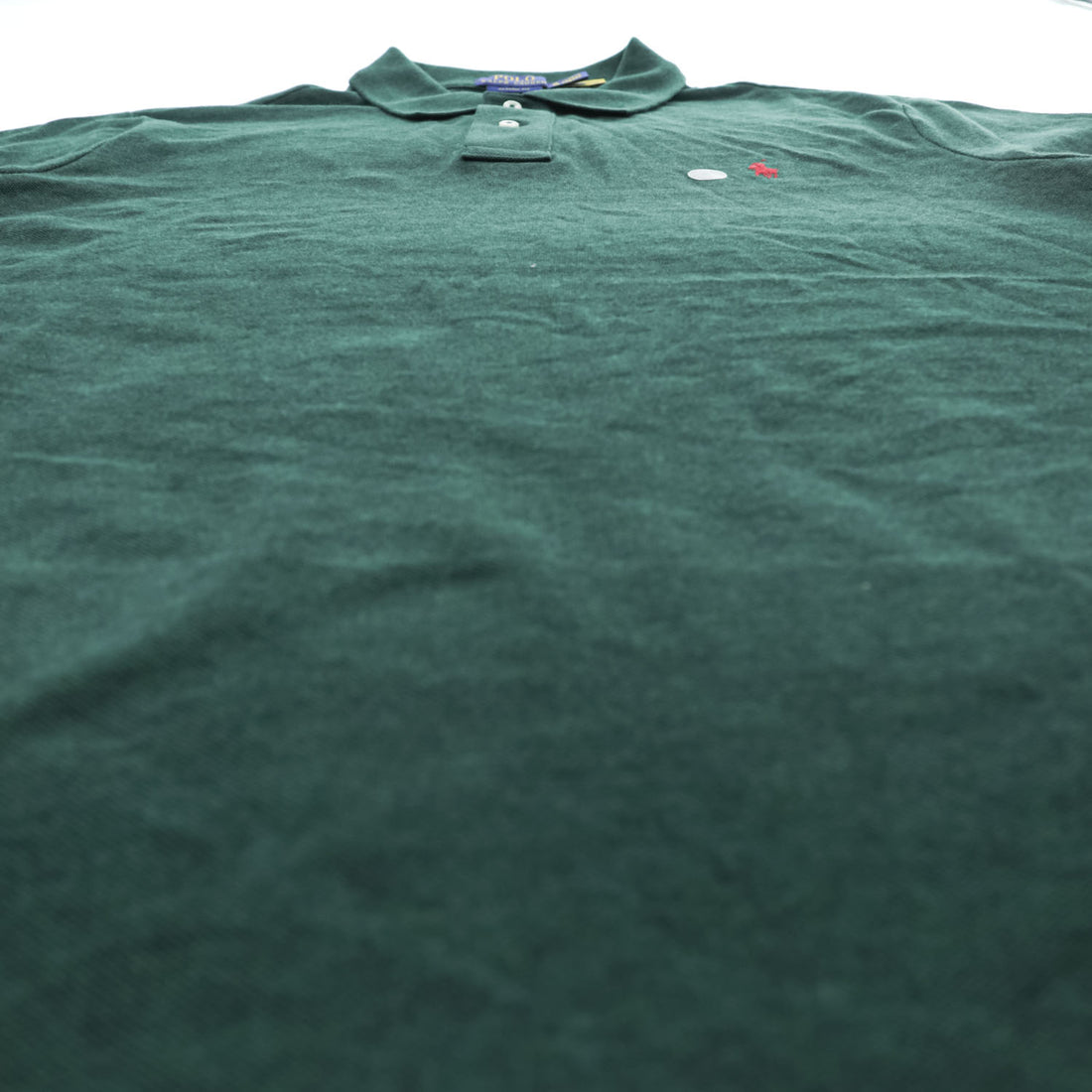 POLO RALPH LAUREN クラシックフィット ポロシャツ XL グリーン コットン100% ポニー刺繍