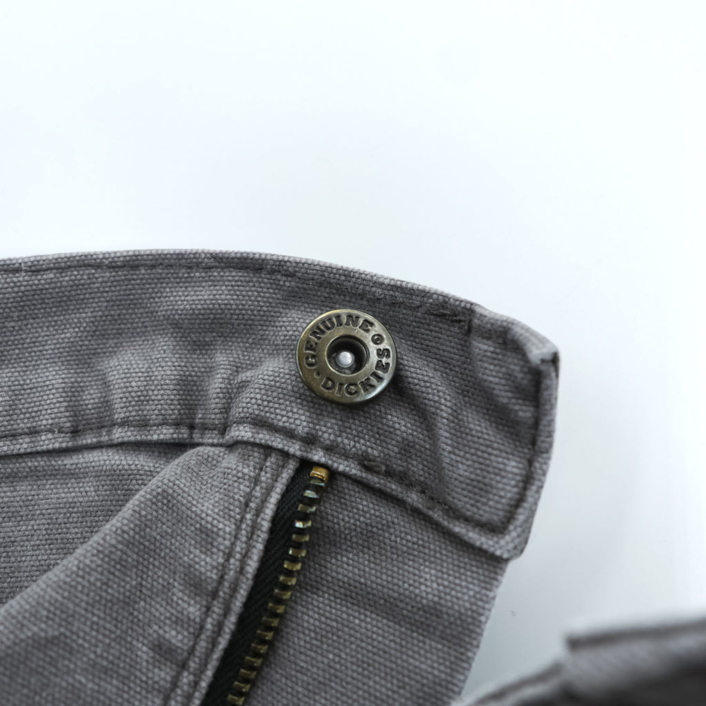 Dickies ダック地 ワークショーツ ショートパンツ ハーフパンツ XL グレー キャンバス ストレッチ ビッグサイズ GR941RVG