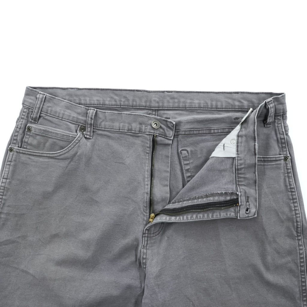 Dickies ダック地 ワークショーツ ショートパンツ ハーフパンツ XL グレー キャンバス ストレッチ ビッグサイズ GR941RVG