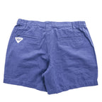 Columbia PFG ダック地 カーゴショーツ ショートパンツ L ブルー キャンバス フィッシング XM0118