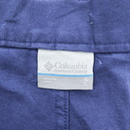 Columbia PFG ダック地 カーゴショーツ ショートパンツ L ブルー キャンバス フィッシング XM0118