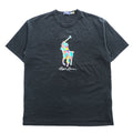 Polo Ralph Lauren ビッグポニー カラープリント Tシャツ XL ブラック ビッグサイズ シングルステッチ ヘビーウェイト