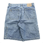 Levi's デニムカーゴショーツ ショートパンツ ハーフパンツ W34 ケミカルウォッシュ ブルー SIGNATURE バギー 478