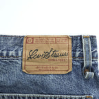 Levi's デニムカーゴショーツ ショートパンツ ハーフパンツ W34 ケミカルウォッシュ ブルー SIGNATURE バギー 478