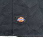 Dickies 半袖 ワークシャツ L ブラック グレー ボックスシルエット ダブルポケット WS508BKCH