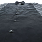 Dickies 半袖 ワークシャツ L ブラック グレー ボックスシルエット ダブルポケット WS508BKCH