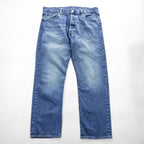 Levi's 501 '93 ビッグE デニムパンツ ジーンズ W36 L30 インディゴ ストレッチ レザーパッチ Premium 79830-0167