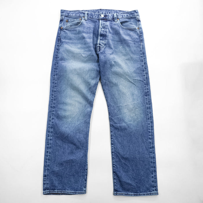 Levi's 501 '93 ビッグE デニムパンツ ジーンズ W36 L30 インディゴ ストレッチ レザーパッチ Premium 79830-0167