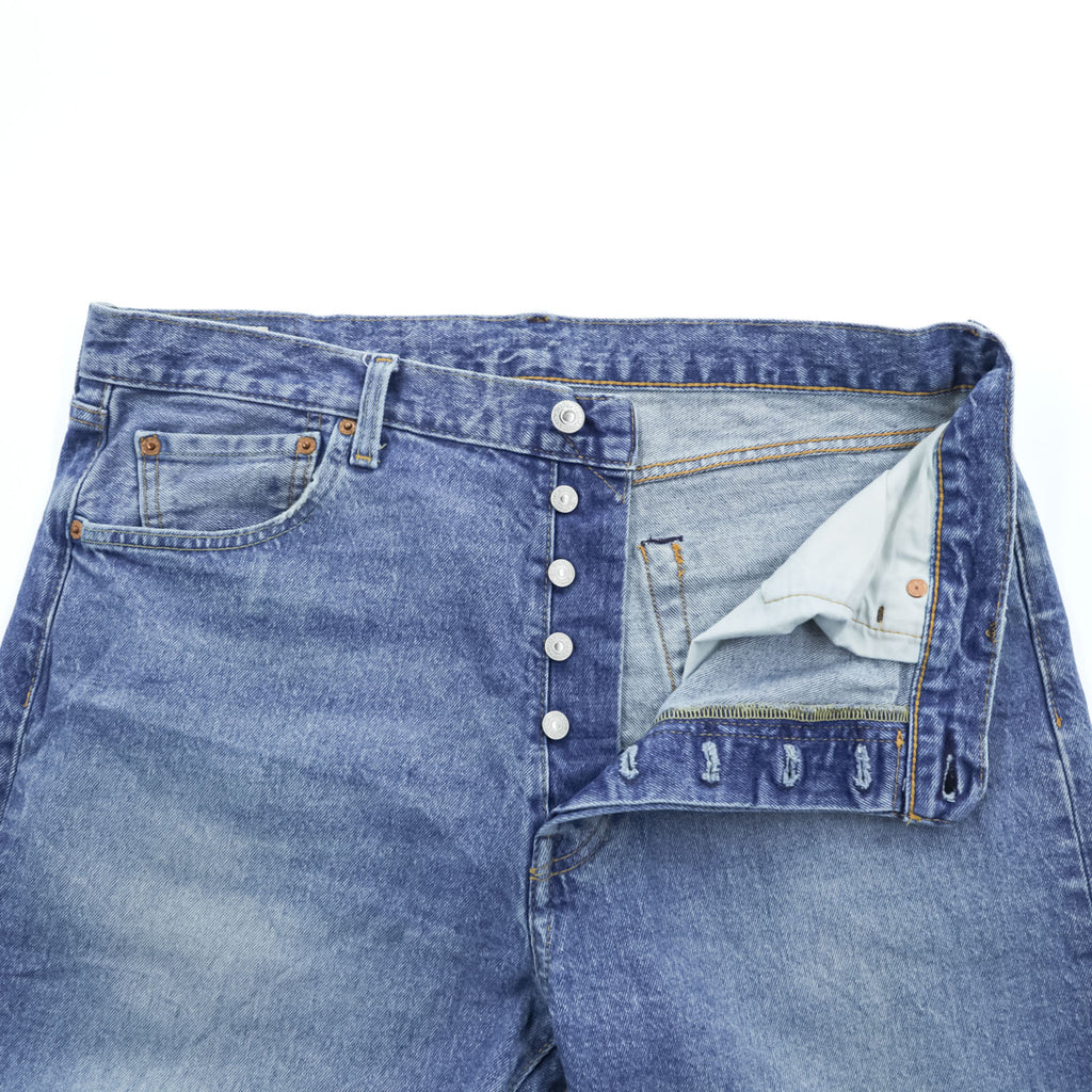 Levi's 501 '93 ビッグE デニムパンツ ジーンズ W36 L30 インディゴ ストレッチ レザーパッチ Premium 79830-0167