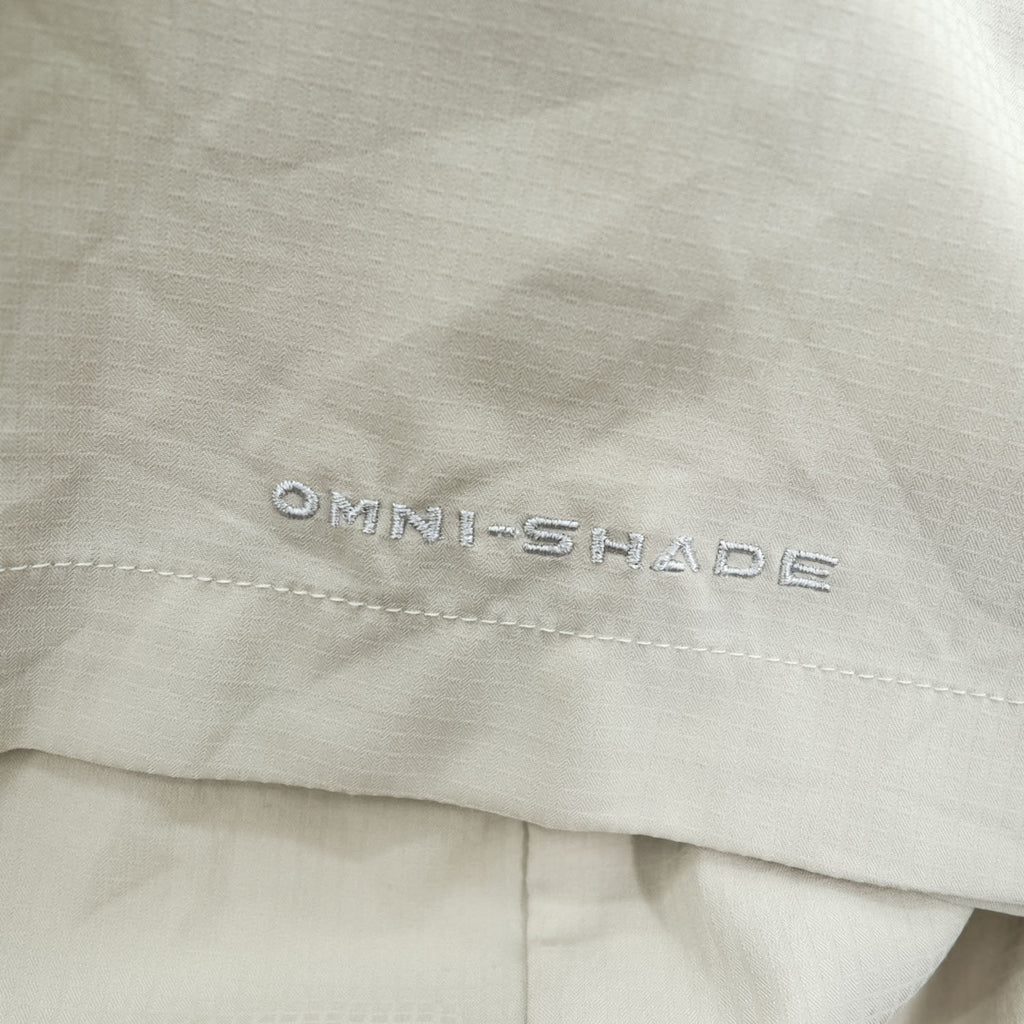 Columbia PFG 半袖 フィッシングシャツ L ベージュ メッシュ OMNI-SHADE ボタンダウンTamiami II FM7266