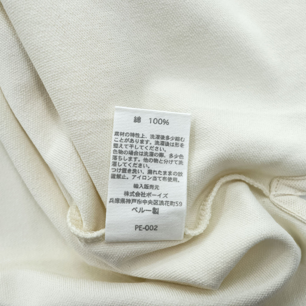 håndværk ( handvaerk ) クルーネック 鹿の子 Tシャツ M ホワイト Bshop取扱い