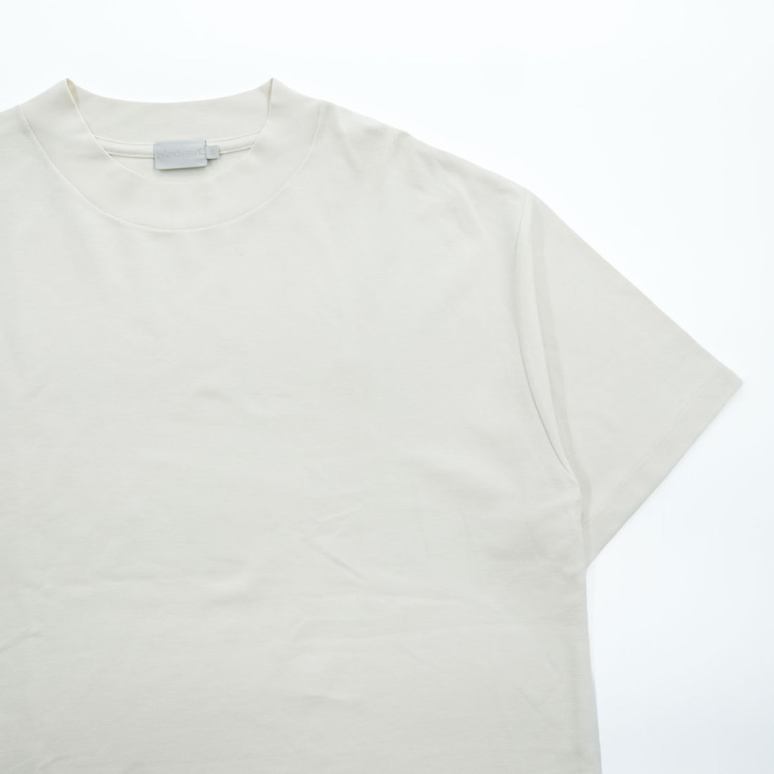 håndværk ( handvaerk ) クルーネック 鹿の子 Tシャツ M ホワイト Bshop取扱い