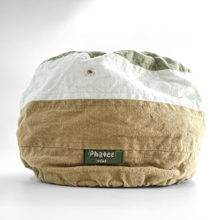 Phatee タムキャップ NEW TAM ヘンプ ベレー帽 ドローコード バイカラー