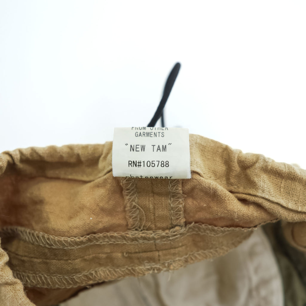 Phatee タムキャップ NEW TAM ヘンプ ベレー帽 ドローコード バイカラー