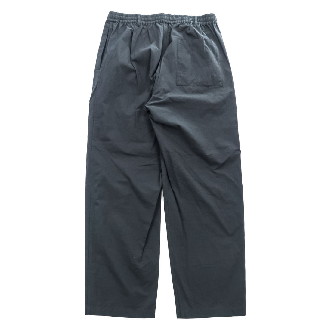 MORRIS & SONS 2タック イージーパンツ シアサッカー スラックス L ブラック ワイド プリーツ MS-WS01PT
