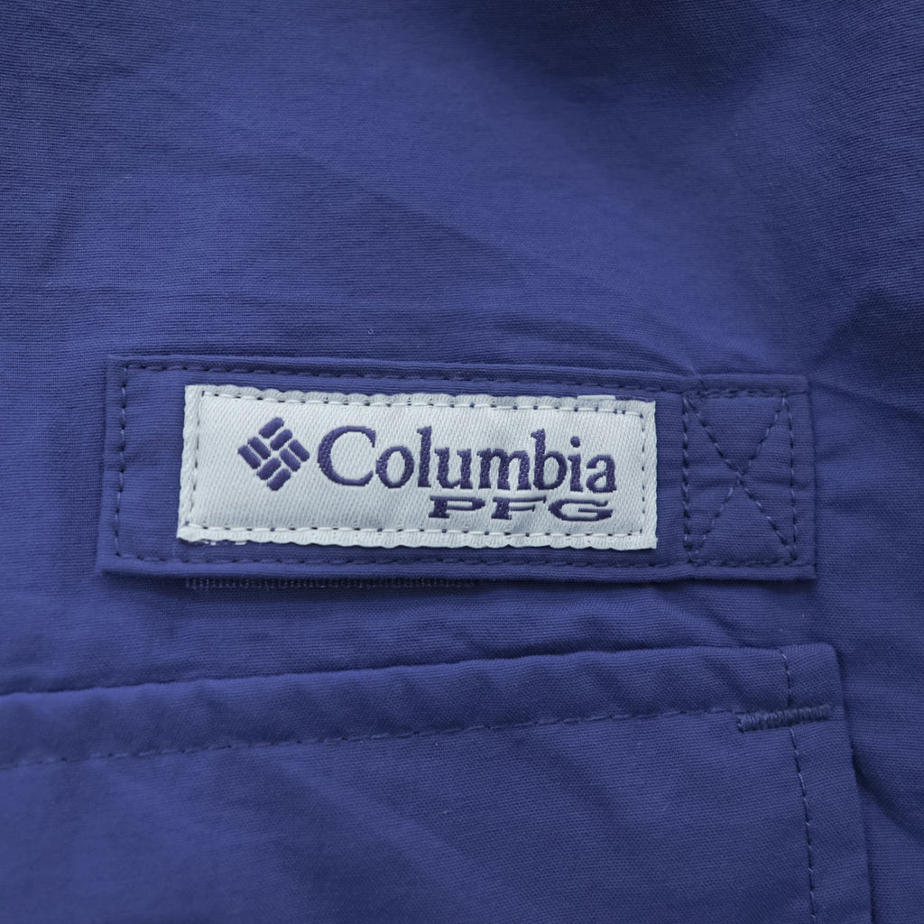 Columbia PFG 半袖 フィッシングシャツ OMNI-SHADE XL ネイビー メッシュ ビッグサイズ ボタンダウン XM7150