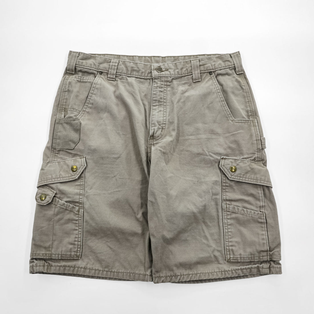 carhartt カーゴショーツ RELAXED FIT ショートパンツ ハーフパンツ L ベージュ リップストップ B357-DES