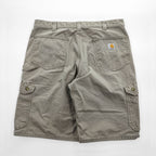 carhartt カーゴショーツ RELAXED FIT ショートパンツ ハーフパンツ L ベージュ リップストップ B357-DES