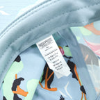 Patagonia スナップバックキャップ ブルー 総柄 オーガニックコットン LIVE SIMPLY ギターワッペン 38280