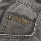 BIG SMITH ダック地 ペインターショーツ ショートパンツ ハーフパンツ L グレー キャンバス