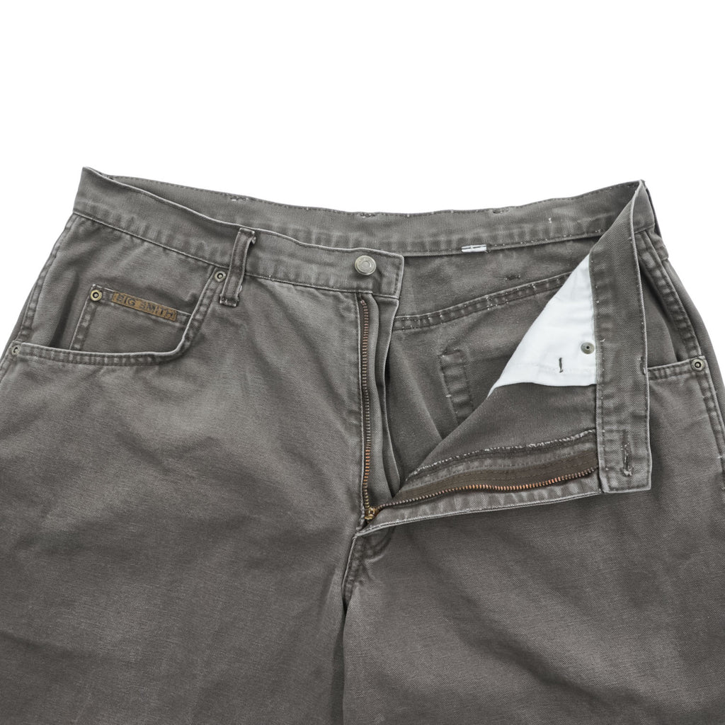 BIG SMITH ダック地 ペインターショーツ ショートパンツ ハーフパンツ L グレー キャンバス