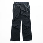 mont-bell Men's Stretch Trekking Pants Black Size L 1105461 Integrated Belt