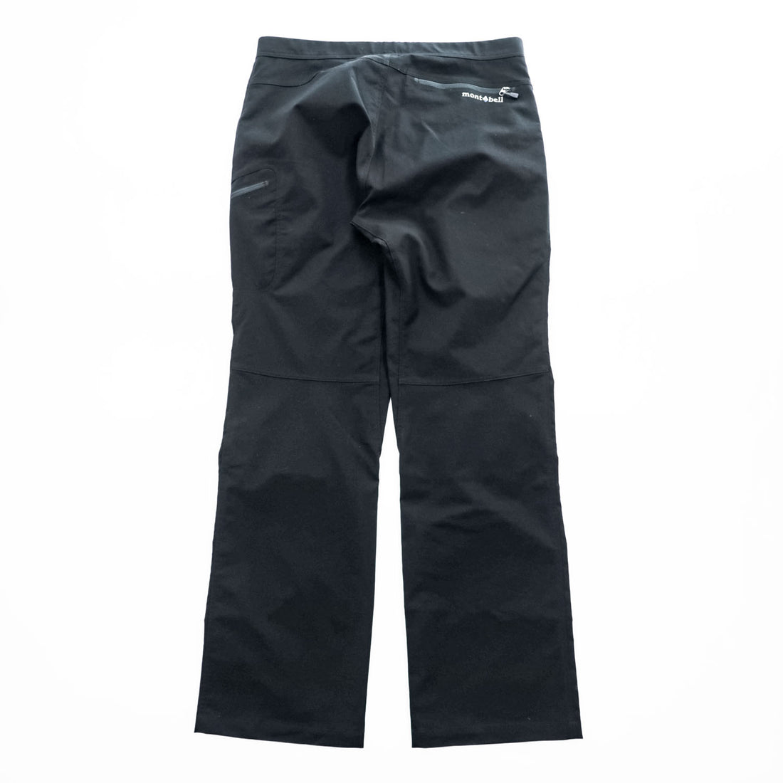 mont-bell Men's Stretch Trekking Pants Black Size L 1105461 Integrated Belt