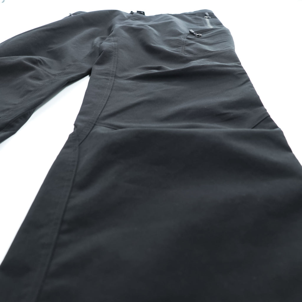 mont-bell Men's Stretch Trekking Pants Black Size L 1105461 Integrated Belt