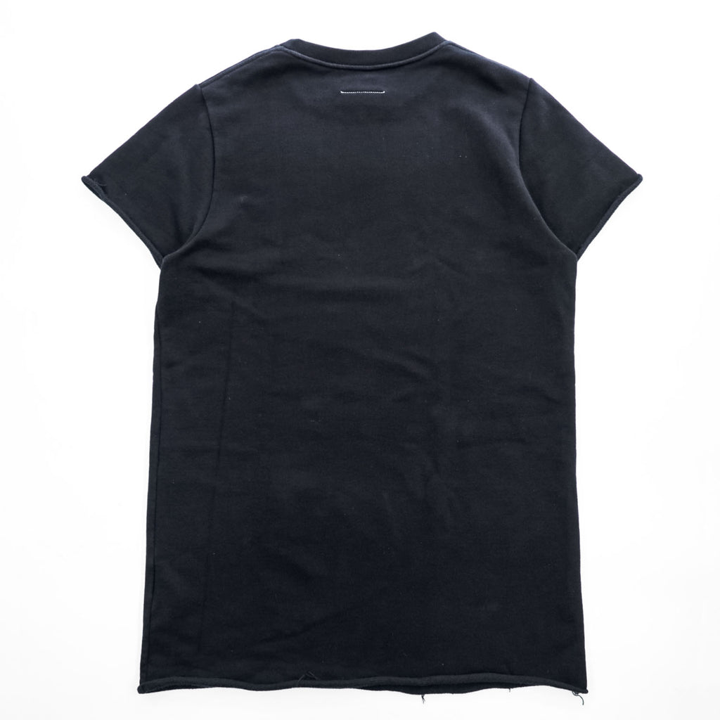 MM6 Maison Margiela Short Sleeve Sweatshirt Dress Black Size M S52CT0233