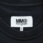 MM6 Maison Margiela Short Sleeve Sweatshirt Dress Black Size M S52CT0233