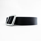 Patagonia Black Nylon Webbing Belt with Metal Buckle