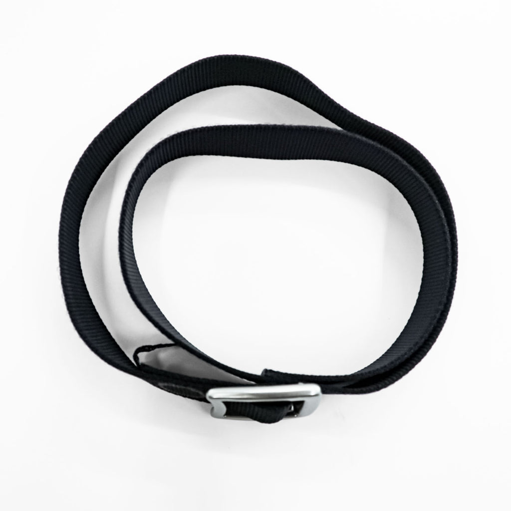 Patagonia Black Nylon Webbing Belt with Metal Buckle