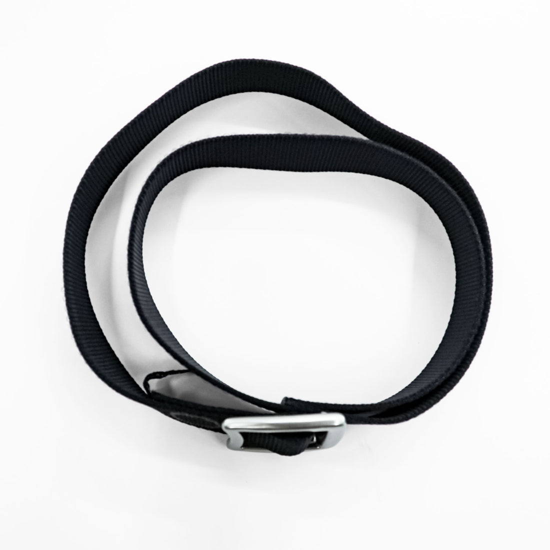 Patagonia Black Nylon Webbing Belt with Metal Buckle