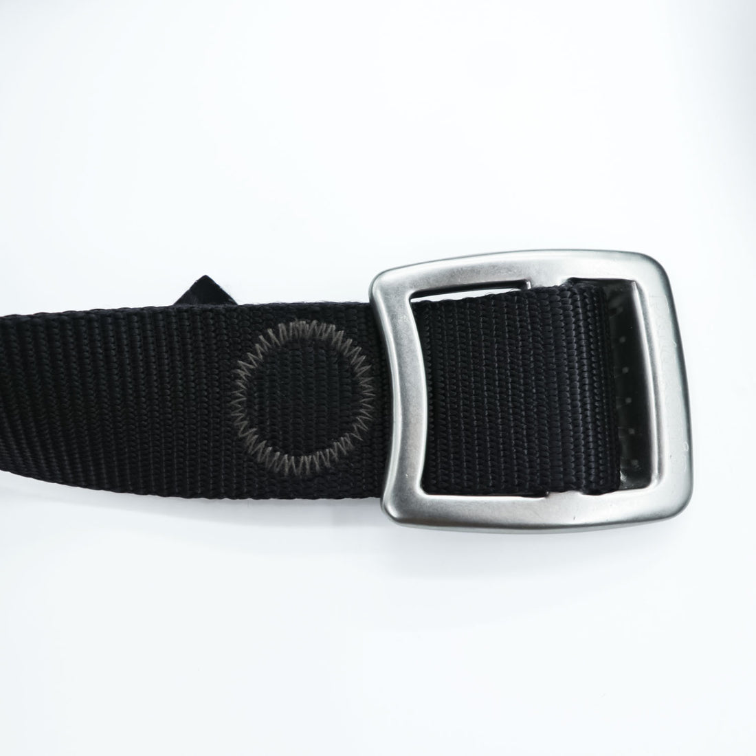 Patagonia Black Nylon Webbing Belt with Metal Buckle
