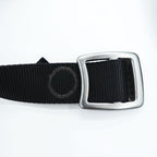 Patagonia Black Nylon Webbing Belt with Metal Buckle