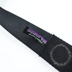 Patagonia Black Nylon Webbing Belt with Metal Buckle