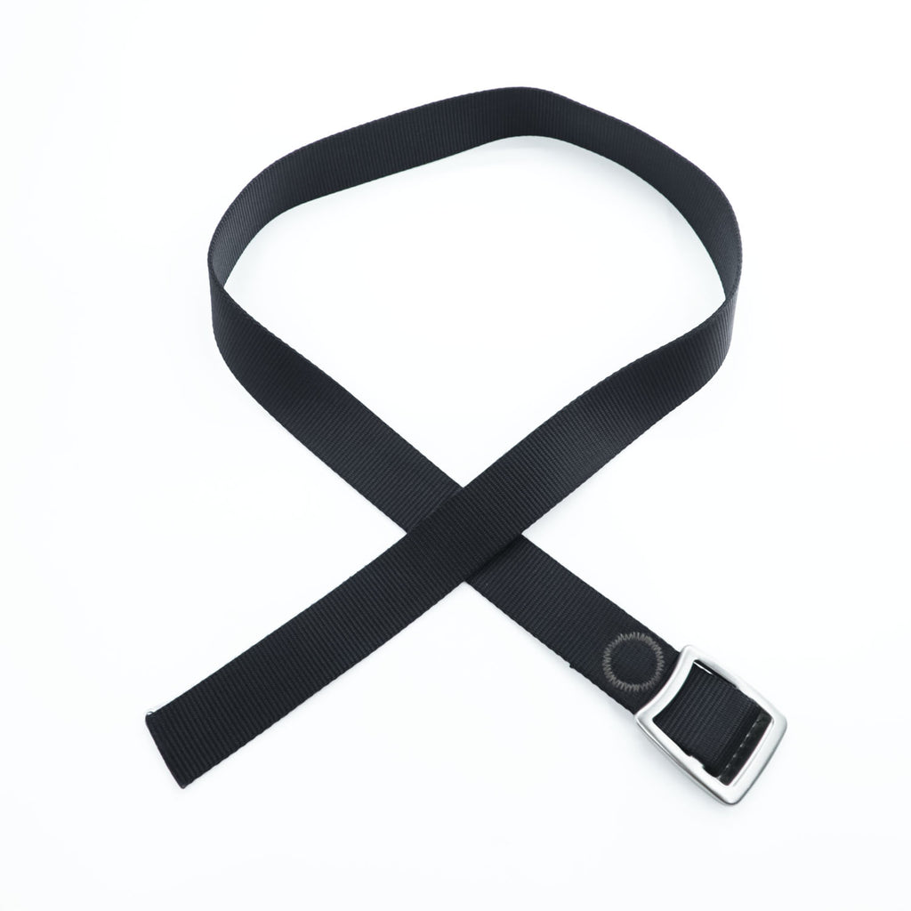 Patagonia Black Nylon Webbing Belt with Metal Buckle