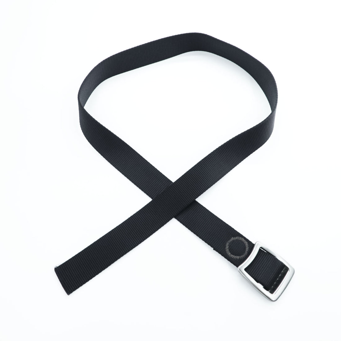 Patagonia Black Nylon Webbing Belt with Metal Buckle