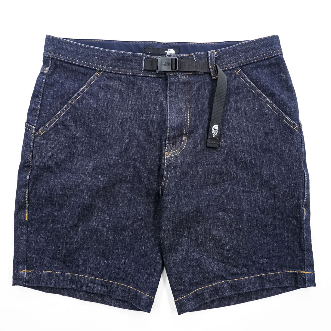 THE NORTH FACE NB42006 Indigo Denim Belted Shorts Men's Size L