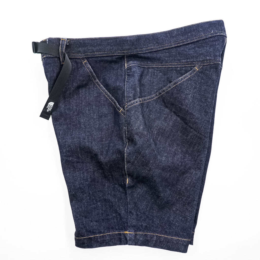 THE NORTH FACE NB42006 Indigo Denim Belted Shorts Men's Size L