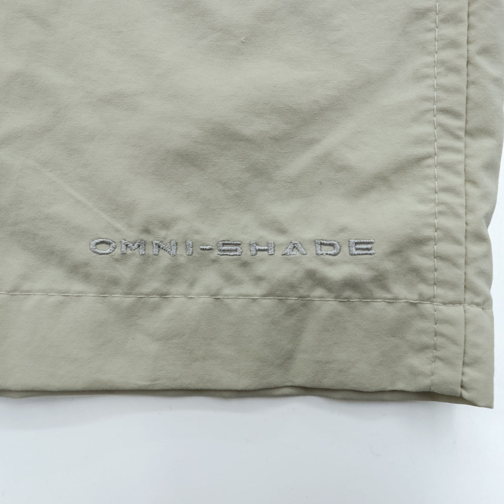 Columbia PFG Backcast III Water Shorts FM4009 Beige XL Nylon Mesh Lined
