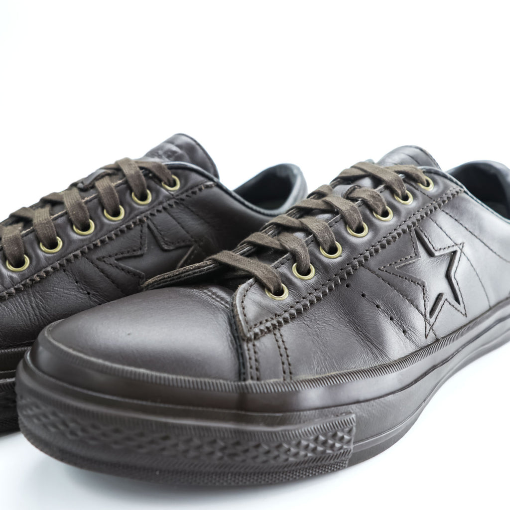 CONVERSE ワンスター ONE STAR レザー スニーカー 27cm ダークブラウン 1C276