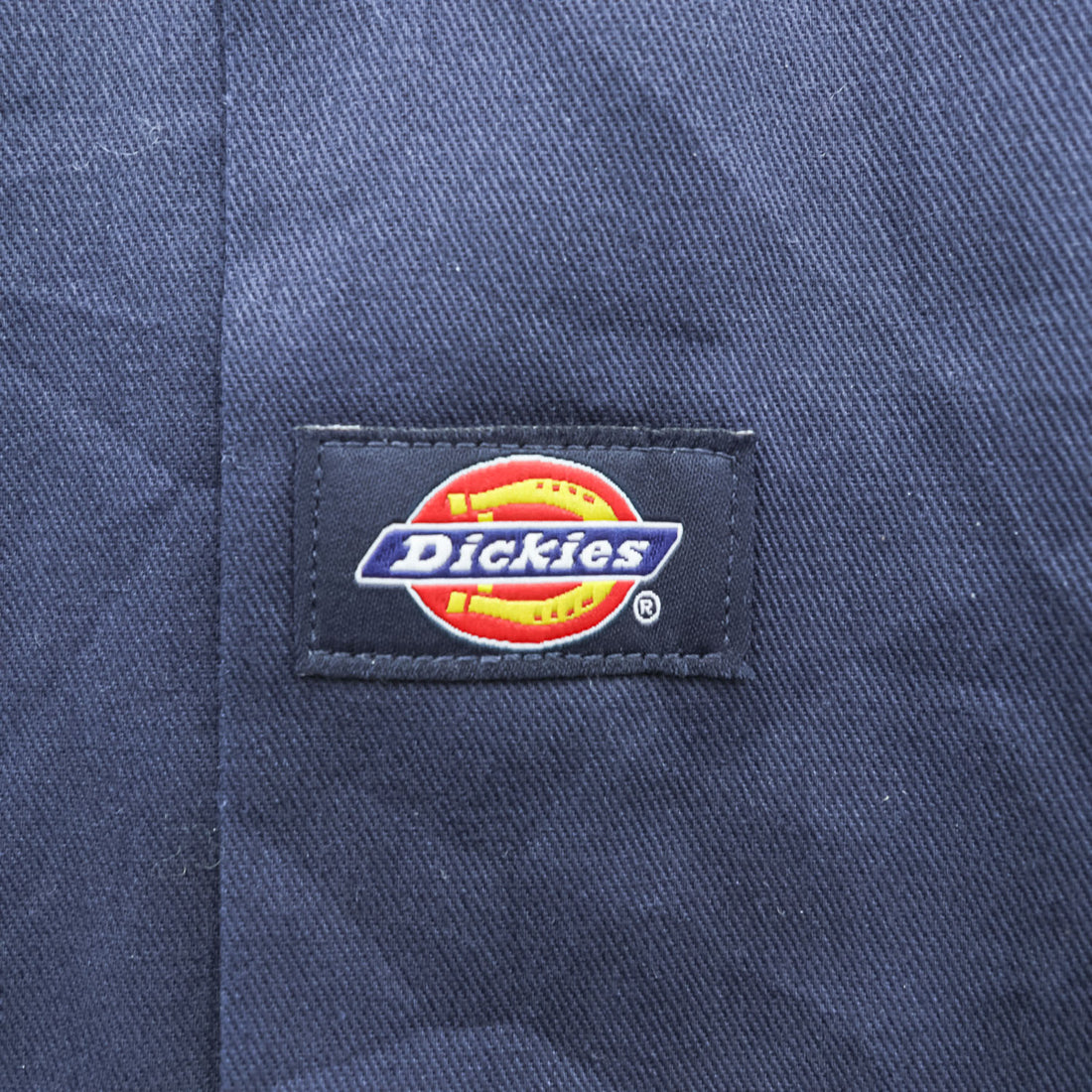 Dickies Men's Short Sleeve Work Shirt Navy XL Two Pocket 2010s